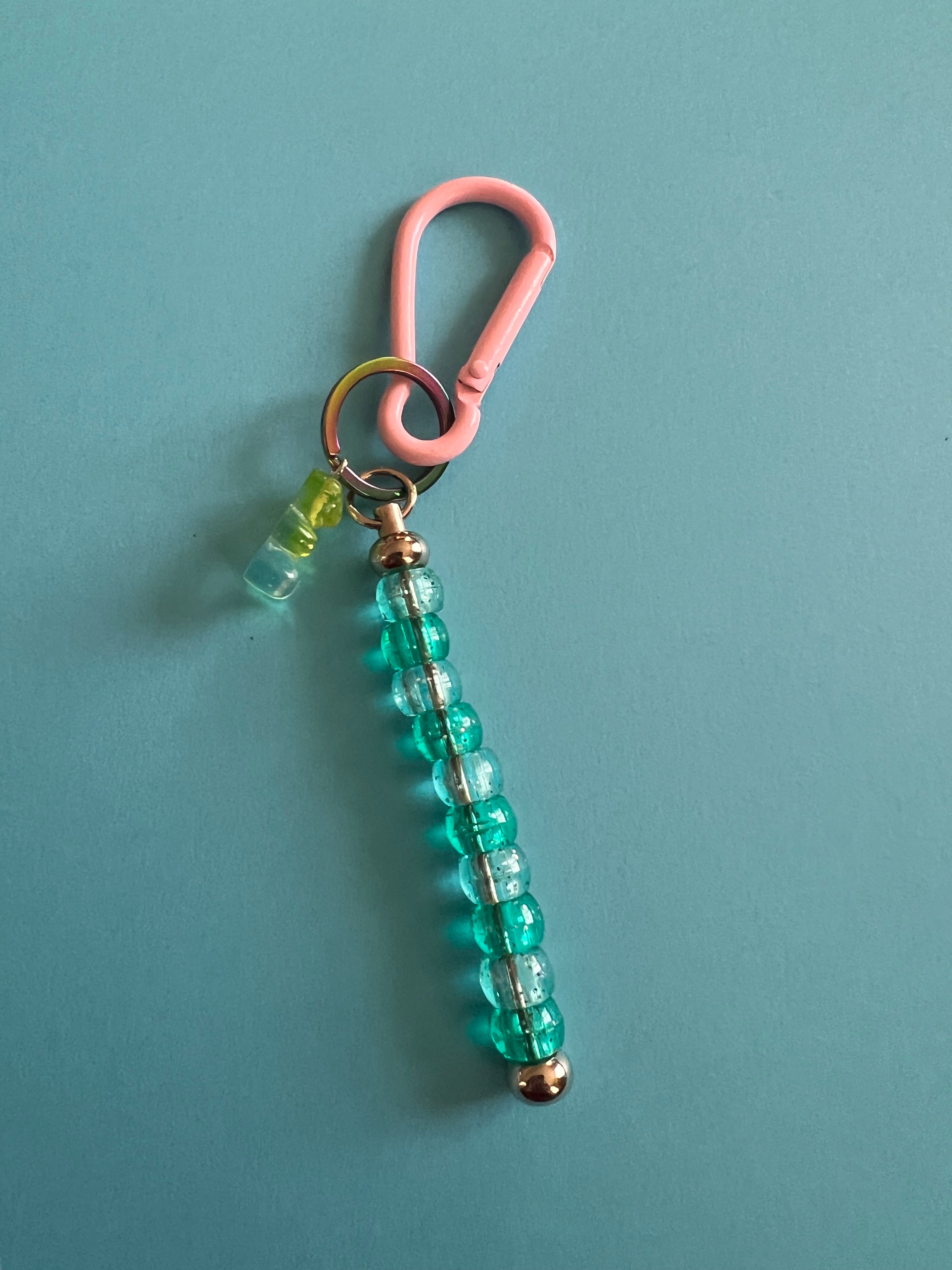 beaded keychains (all different )