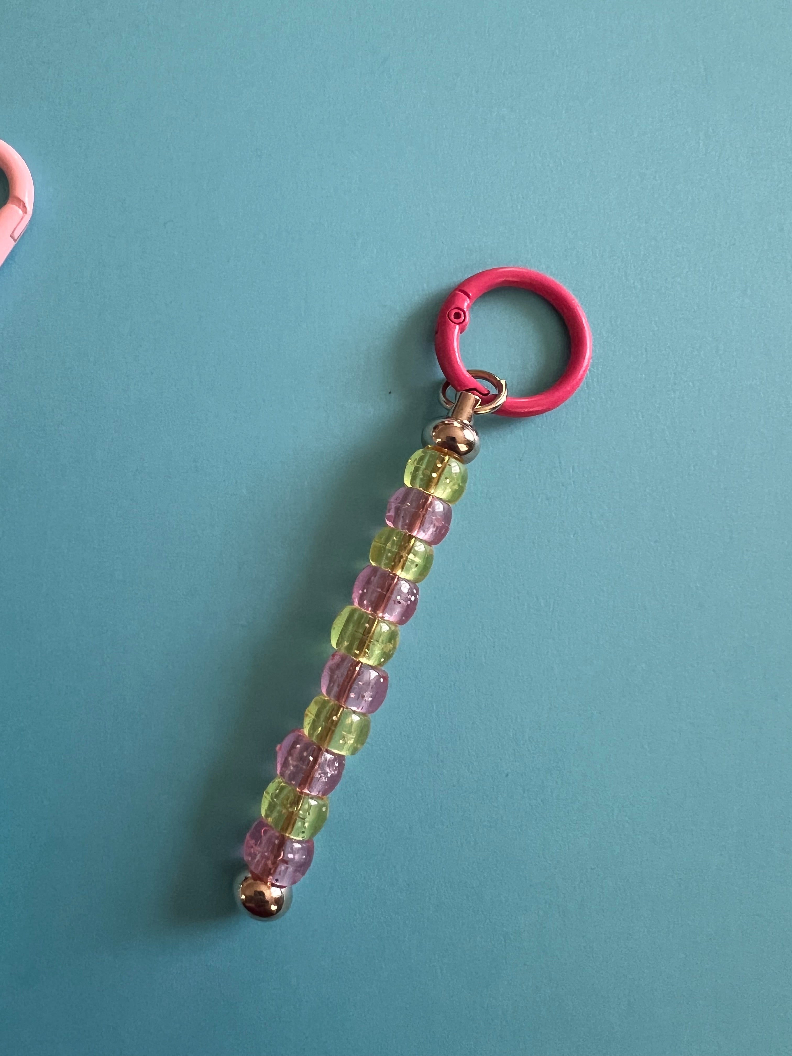 beaded keychains (all different )