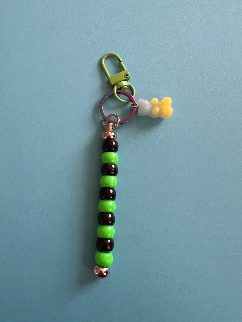 beaded keychains (all different )