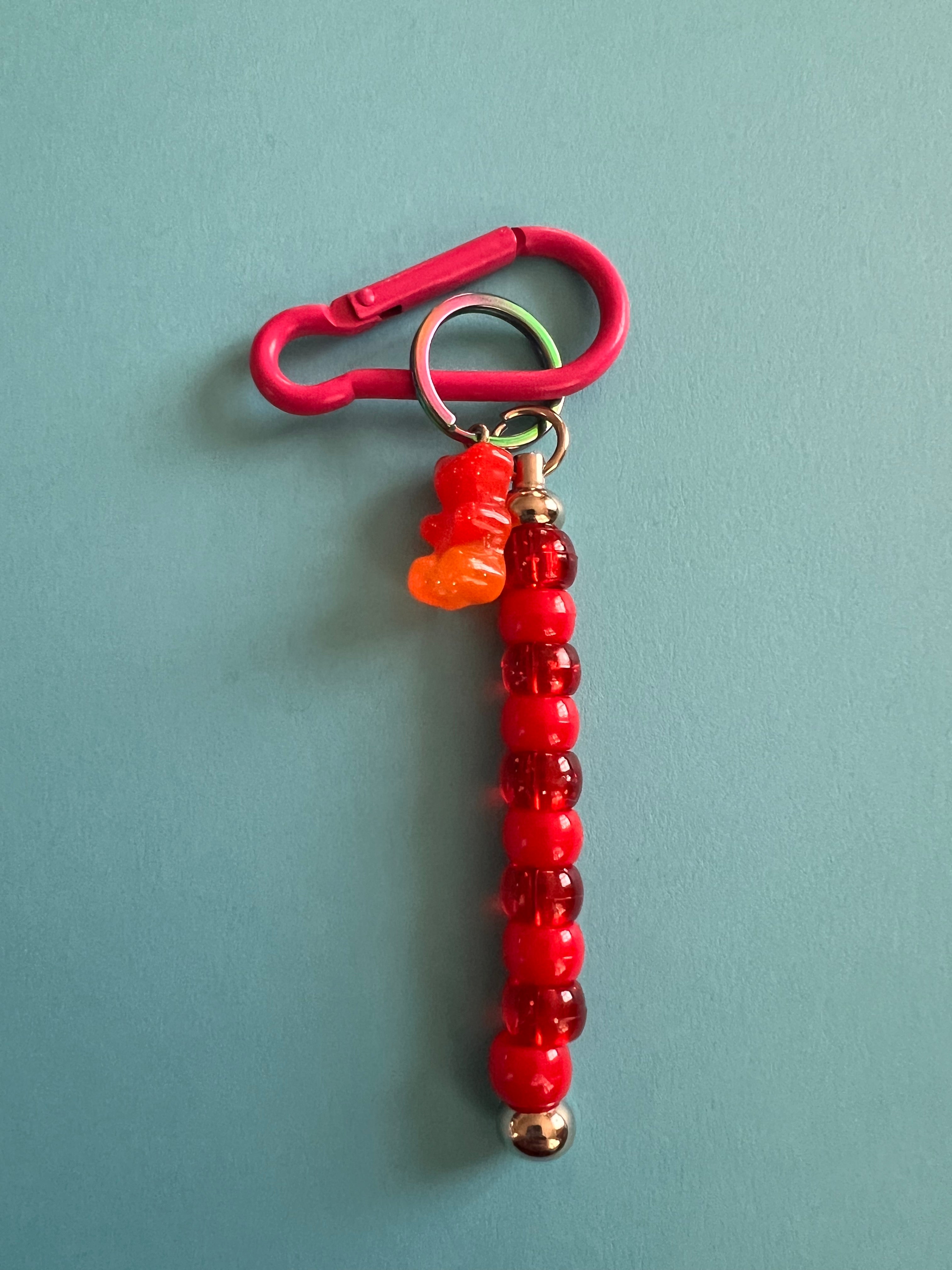 beaded keychains (all different )